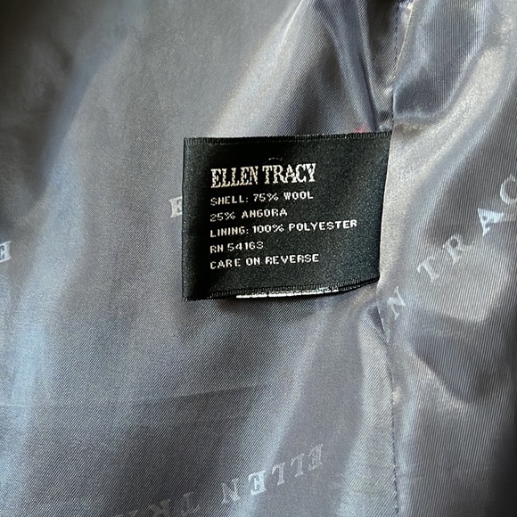 NWOT Ellen Tracy mid length gray coat - Picture 5 of 8